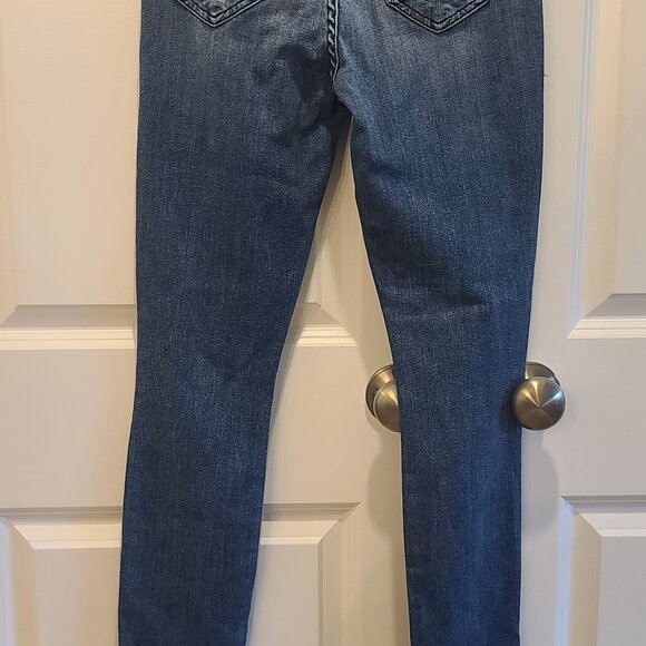Mother The Swooner Ankle Fray Jeans Size 25 In Weekend Warrior, Distressed - Picture 10 of 16